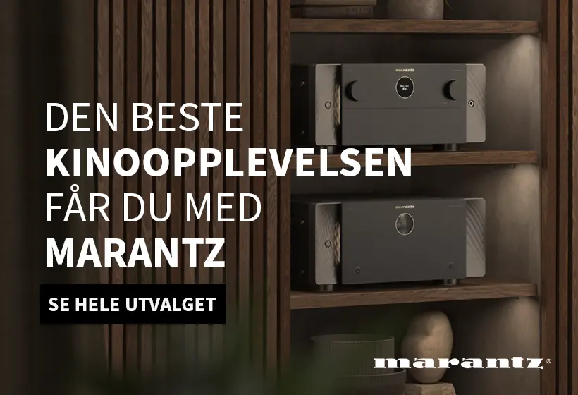 hjemmekino er best med Marantz. Opplev fantastisk hjemmekono